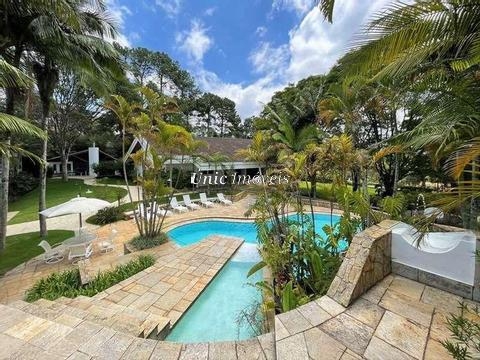 Casa para venda e locação com 932,00 m², 3 dormitórios (suítes), 14 vagas. Chácara Granja Velha, Cotia